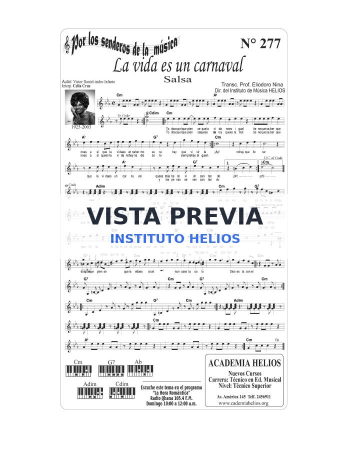 Vista previa de La vida es un carnaval